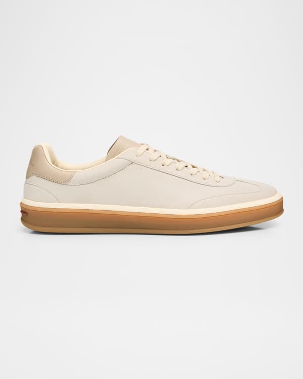 Loro Piana Men's Trail Walk Techno Tasmanian Low-Top Sneakers
