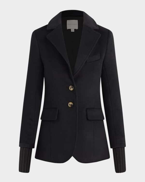 Reiss Brittany Textured Single-Button Blazer | Neiman Marcus