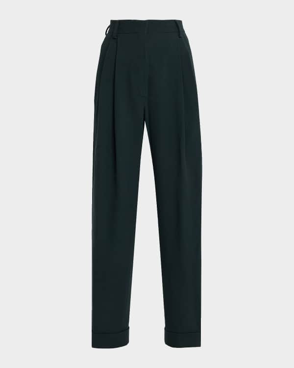 Dries Van Noten Straight-Leg Slouchy Jacquard Pants | Neiman Marcus
