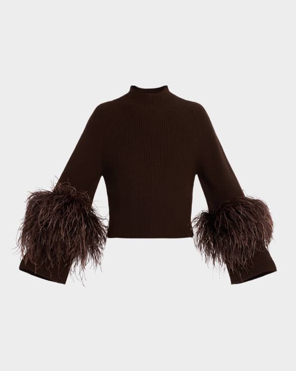 Dolce&Gabbana Brooch V-Neck Sweater | Neiman Marcus