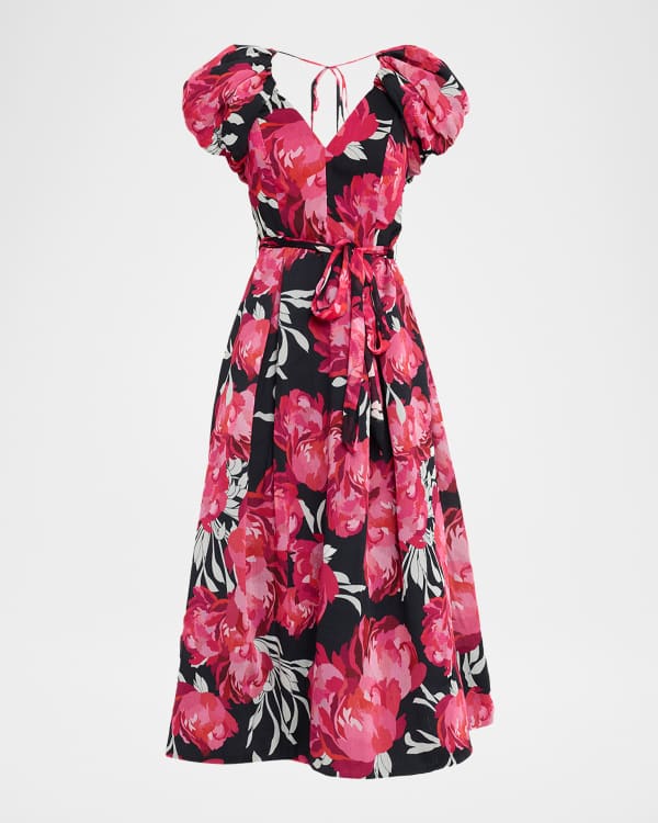 パーティードレス TadashiShoji Ruched One-Shoulder Crepe Midi Dress Tadashi Shoji Ruched One-Shoulder Crepe Midi Dress - Emerald