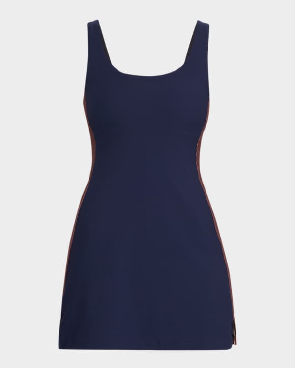 the upside peached lucette pleated mini dress Peached Lucette Pleated Dress