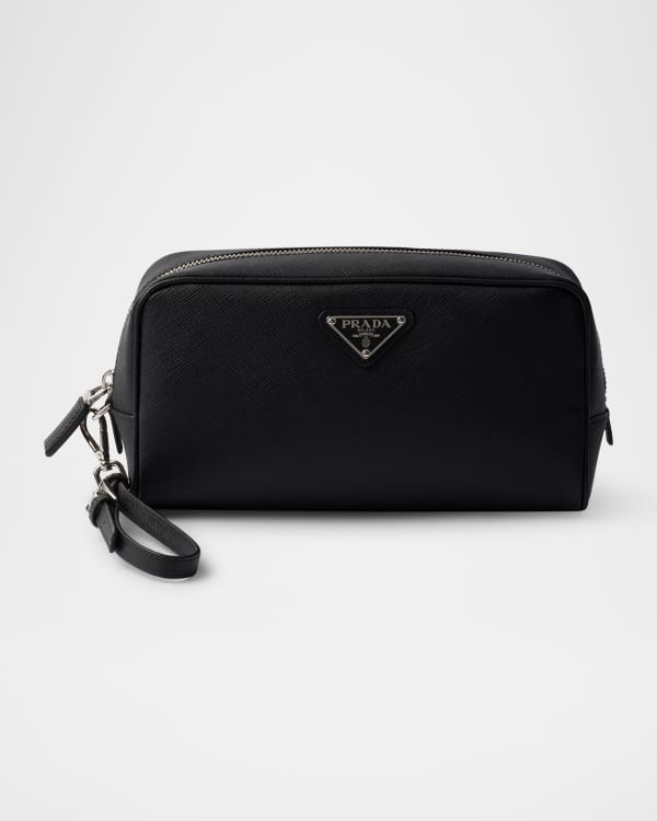 完売寸前【関税送料込】PRADA Black Nylon Wrist Pouch PRADA Tessuto Nylon Wrist Pouch Black 1127678 | FASHIONPHILE