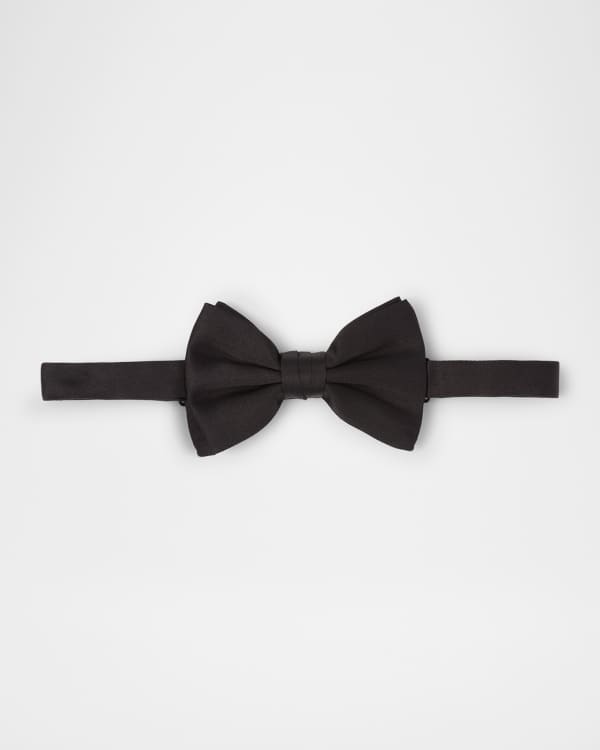 Ralph Lauren Purple Label Men's Solid Cotton Bow Tie | Neiman Marcus