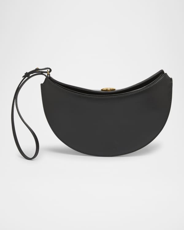 Jacquemus La Petite Pochette Rond Clutch Bag | Neiman Marcus