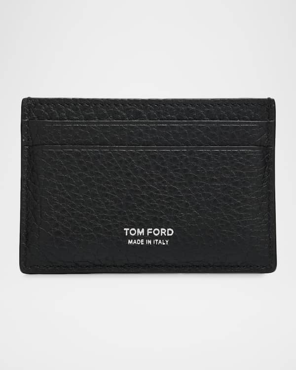 TOM FORD Men's Exotic Line Croc-Embossed Leather Card Case