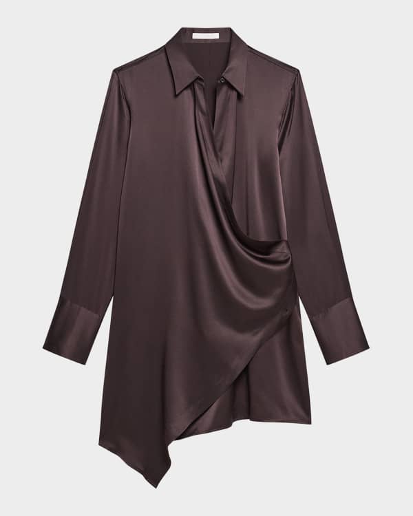 Helmut Lang Liquid Jersey Zip Infinity Dress | Neiman Marcus