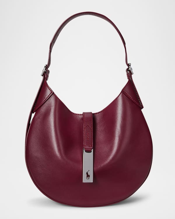 Toteme Scoop Zip Leather Shoulder Bag | Neiman Marcus