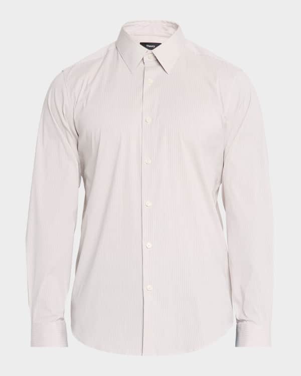 Theory Men's Ryder Quarterzip Polo in Relay Jersey | Neiman Marcus