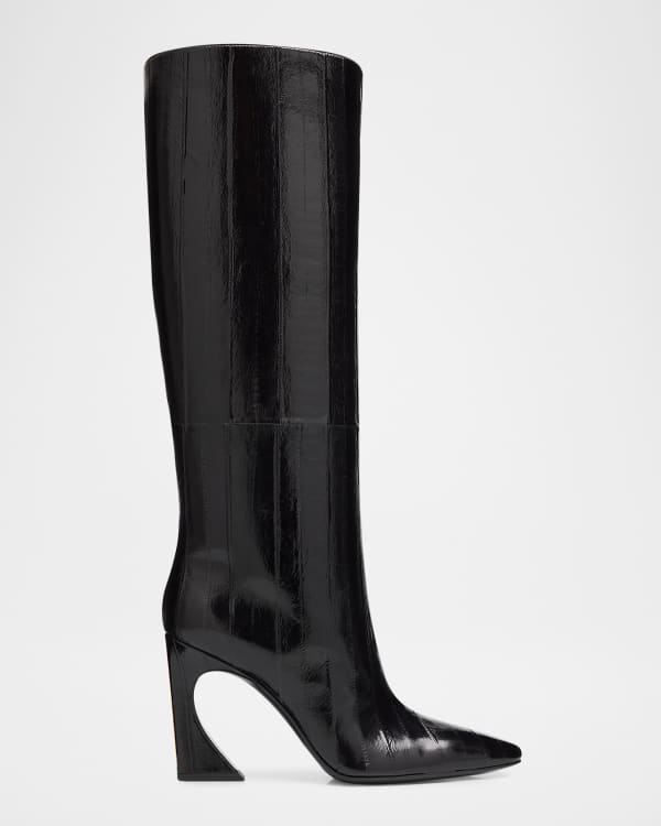 FENDI レディースブーツ Fendi Domino Pink Nylon Biker Boots with Baguette Pocket size EU
