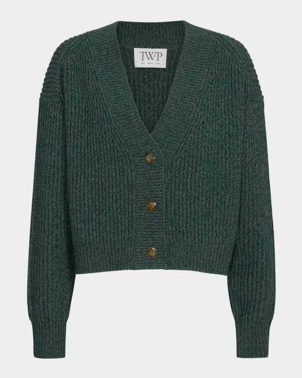 Lisa Yang Annalike Double-Breasted Cashmere Cardigan | Neiman Marcus