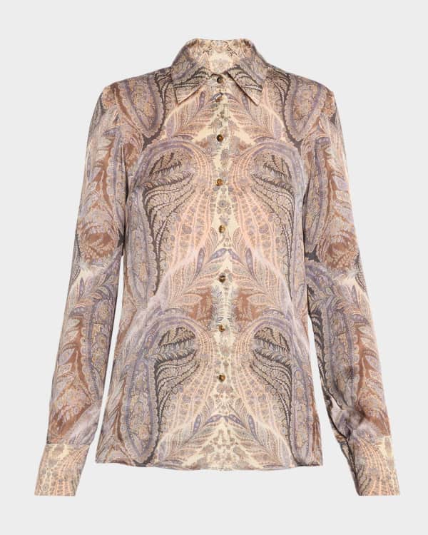 Zimmermann Illuminate Relaxed Shirt | Neiman Marcus
