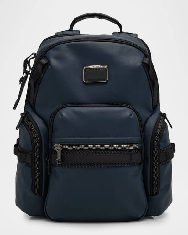 Tumi Bradley Leather Backpack | Neiman Marcus