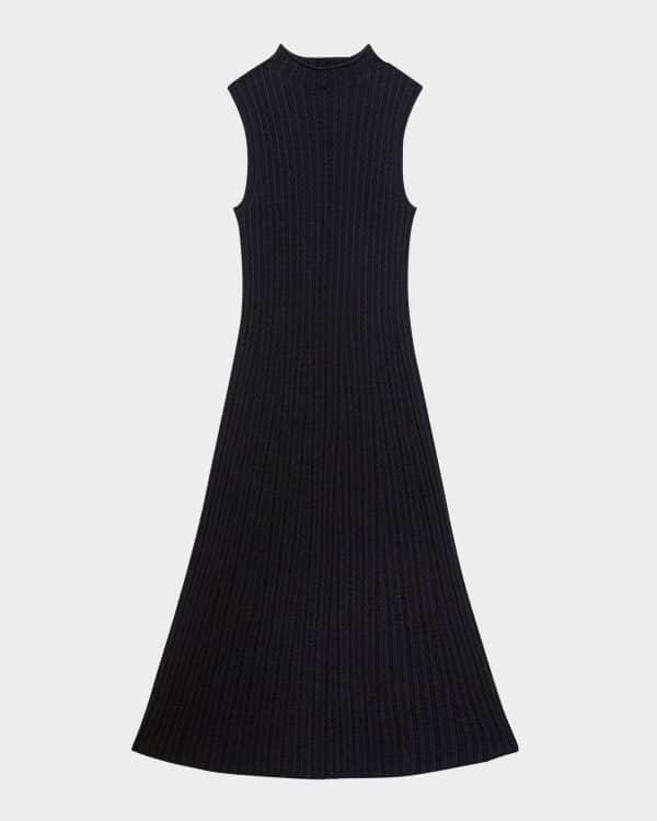 Theory Sleeveless Mermaid Midi Dress | Neiman Marcus
