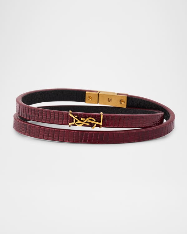 Saint Laurent Stacked Rhinestone Bangle | Neiman Marcus