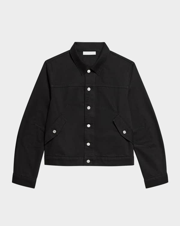 Helmut Lang Men's Foil Denim Shirt Jacket | Neiman Marcus