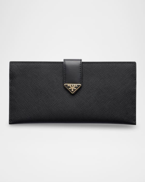 Prada Small Saffiano Leather Trifold Wallet | Neiman Marcus