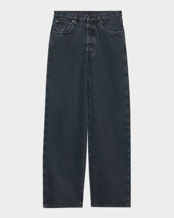 Prada Men's Regular Raw Denim Straight-Leg Jeans | Neiman Marcus