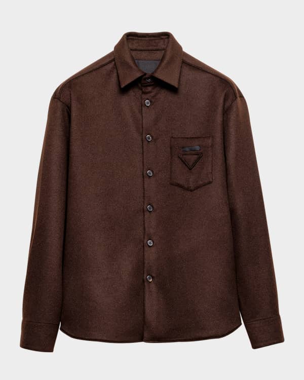 Homme Plisse Issey Miyake Men's Multi-Pocket Pleated Button-Down