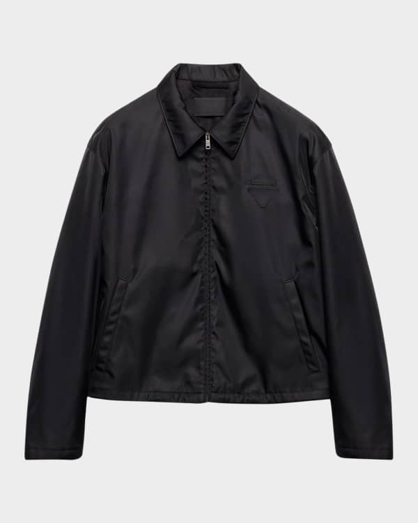 ジャケット・アウター PRADA short jacket archive Prada Men's Archive Poplin Jacket | Neiman Marcus