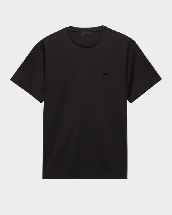 Prada Men's Superfine Wool T-Shirt | Neiman Marcus