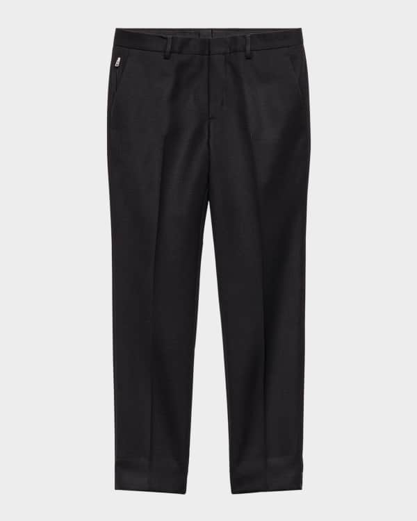 Prada Men's Wide-Leg Cotton Cargo Pants | Neiman Marcus