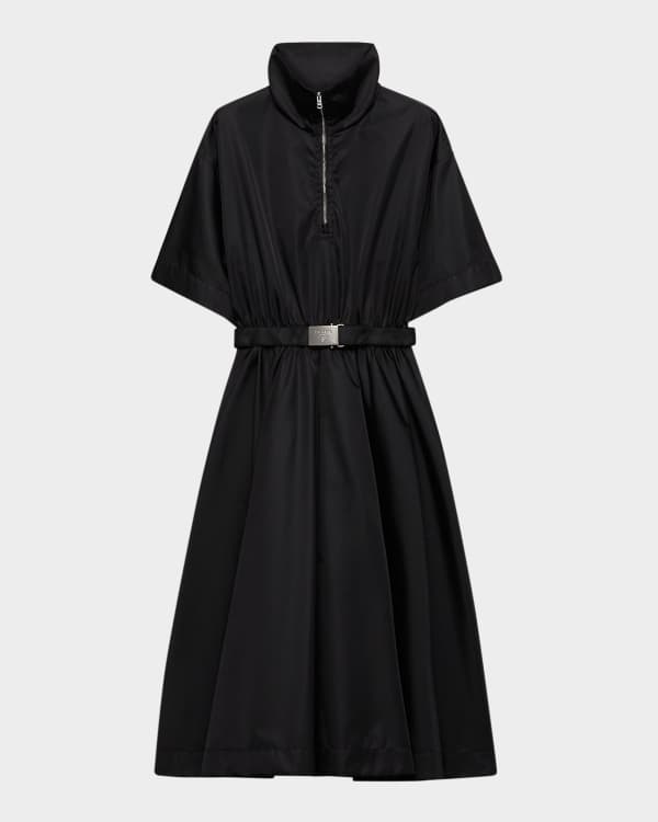 Max Mara Zelanda Funnel-Neck Wool-Cashmere Midi Dress | Neiman Marcus