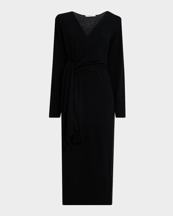 SIMKHAI Jazz Poplin Pintuck Midi Shirtdress | Neiman Marcus