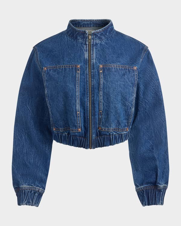 Citizens of Humanity Quira Puff Denim Jacket | Neiman Marcus