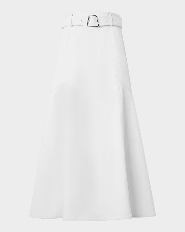 Cinq à Sept Zelda Asymmetric Denim Skirt | Neiman Marcus
