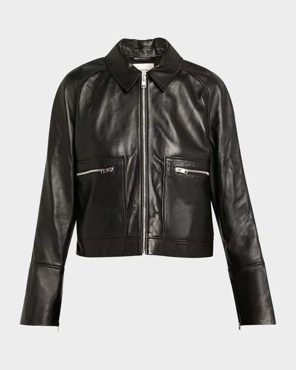 FRAME The Small Leather Jacket | Neiman Marcus