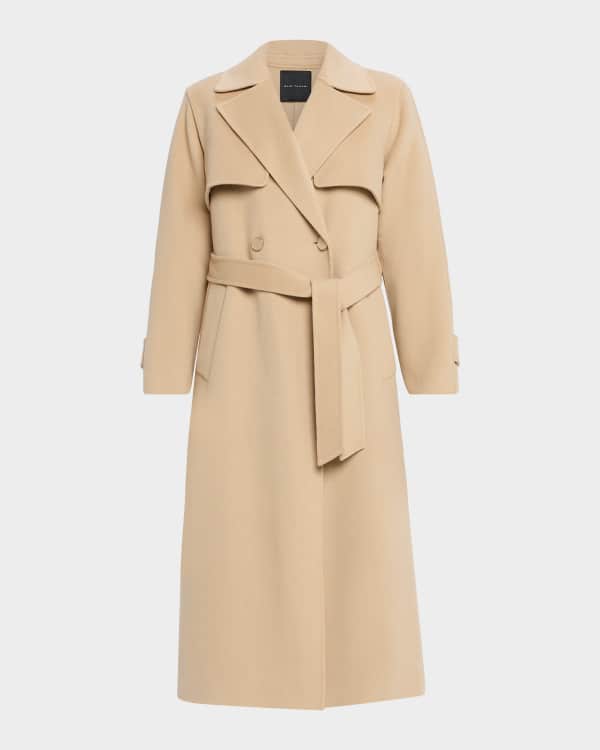 ALICE + OLIVIA Ellie Godet Trench Coat | Neiman Marcus