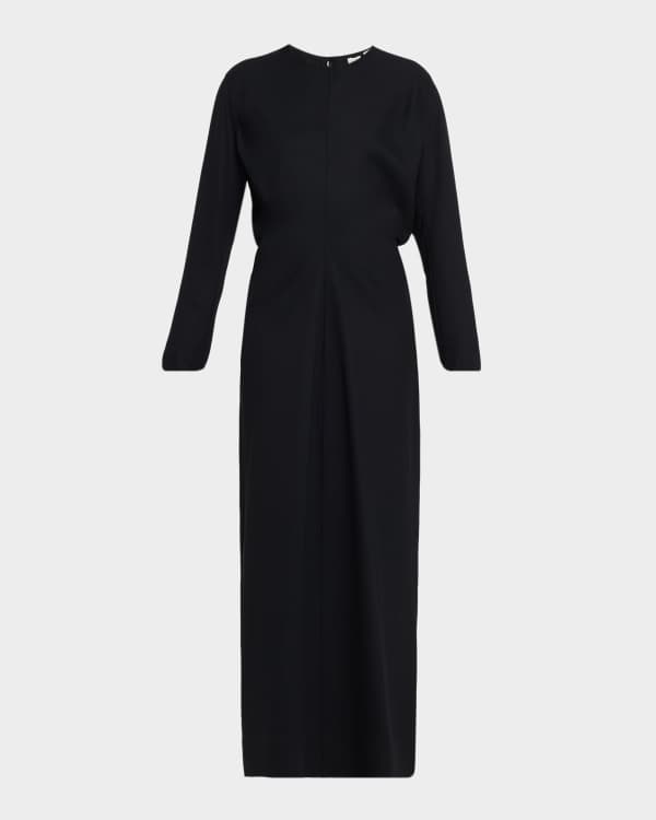Toteme Cocoon Drop-Waist Maxi T-Shirt Dress | Neiman Marcus