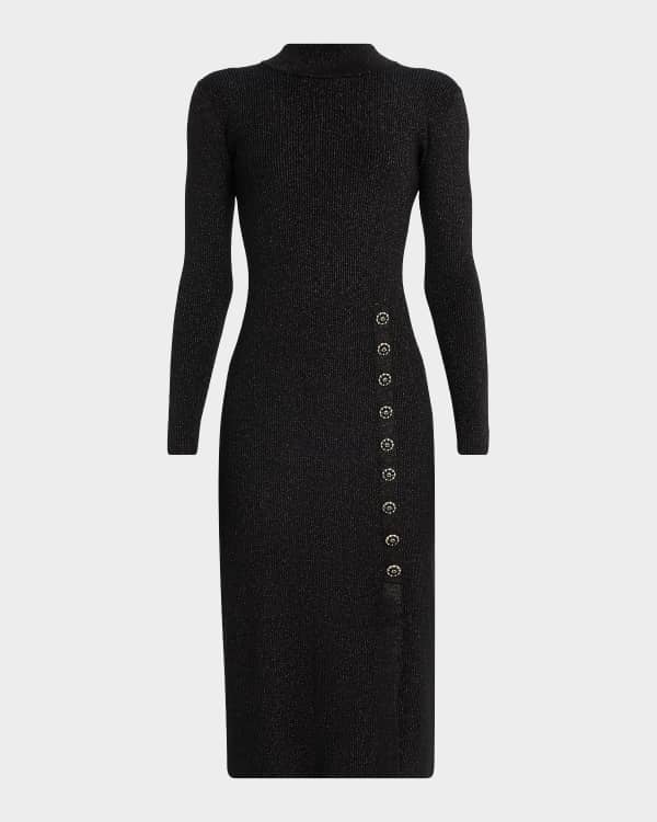 strapless open back dress Long Sleeve Knit Pleated Dress – Elie Tahari main image 0