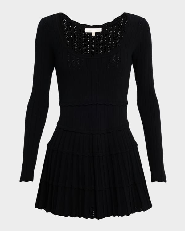 LoveShackFancy Maryanne Knit Mini Dress | Neiman Marcus