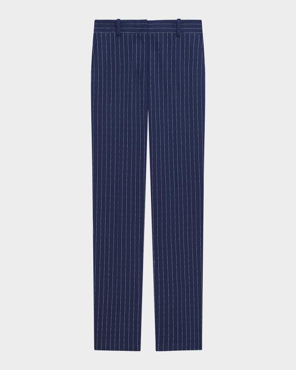 Theory Demitria Pull-On Crepe Pants | Neiman Marcus