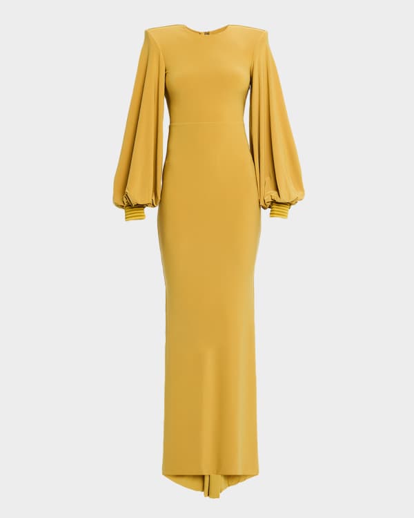 Retrofete Teryn Silk Chiffon Strapless Maxi Dress | Neiman Marcus