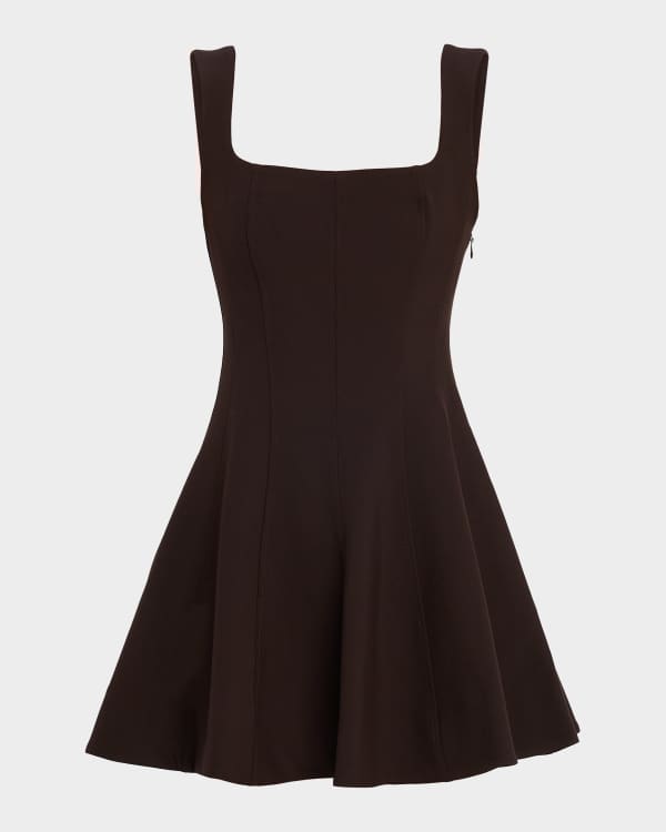 SIMKHAI Joy Guipure Lace Long-Sleeve Mini Dress | Neiman Marcus