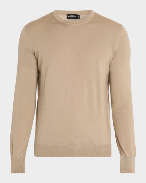 ZEGNA Men's Melange Oasi Cashmere Full-Zip Sweater | Neiman Marcus