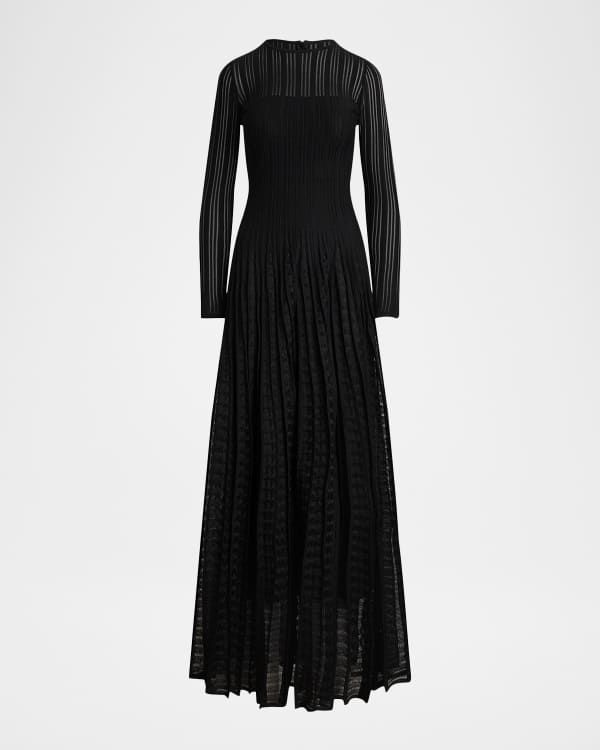 Ralph Lauren Collection Cay Satin Sleeveless Evening Dress