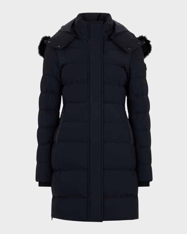 Moose Knuckles Elmira Sherpa Puffer Jacket | Neiman Marcus