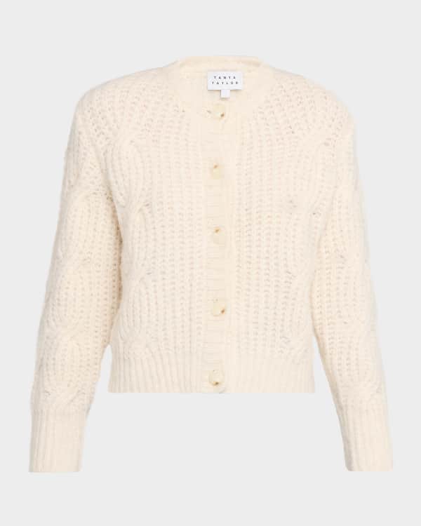 トップス Alice+Olivia Selma crochet knit cardigan Alice + Olivia Selma Crochet Wool-Blend Cardigan on SALE | Saks