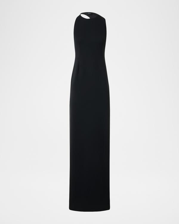 gabrielle formal high slit satin dress STAUD Beaded Drop-Waist Adelyn