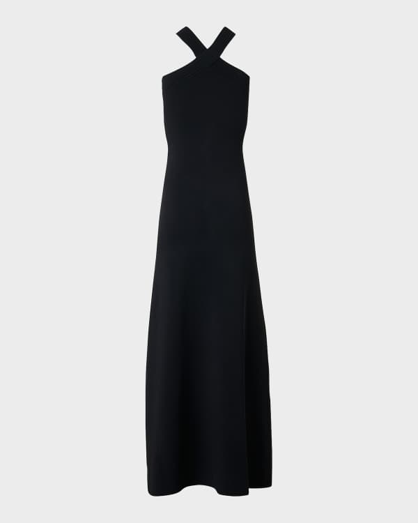 Akris Crochet & Knit Layered Maxi Dress | Neiman Marcus