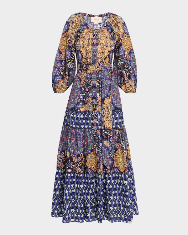 gianna embroidered maxi dress Women's Gianna Embroidered Yellow Long Maxi Dress