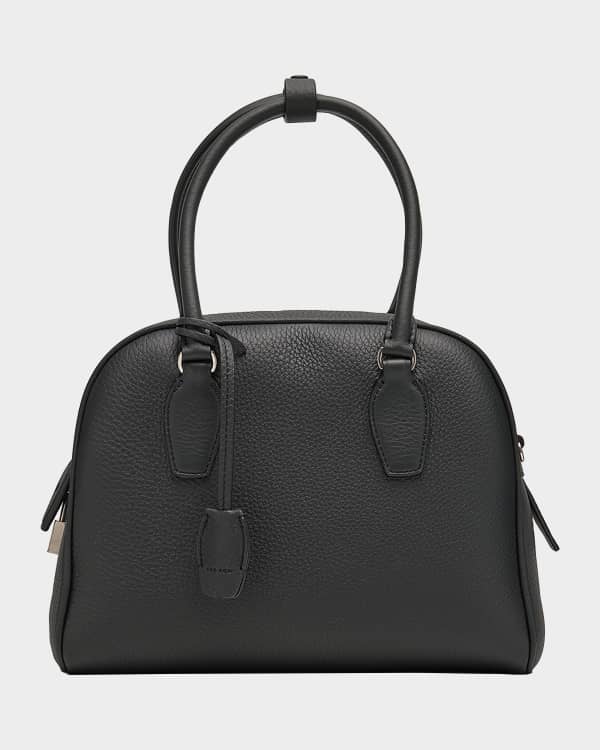 THE ROW 90's Top-Handle Bag in Nubuck Leather | Neiman Marcus