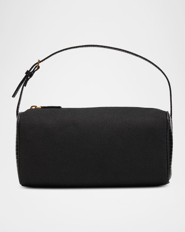 THE ROW 90's Top-Handle Bag in Nubuck Leather | Neiman Marcus