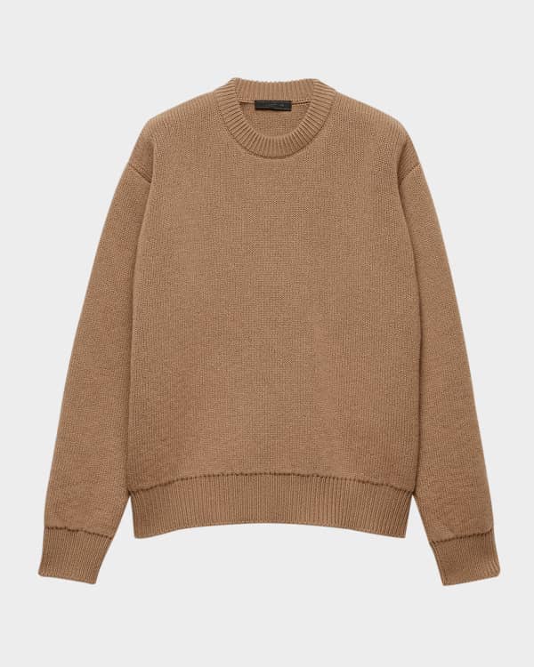 PRADA 新品Wool and viscose sweater Prada Men's Wool Quarter