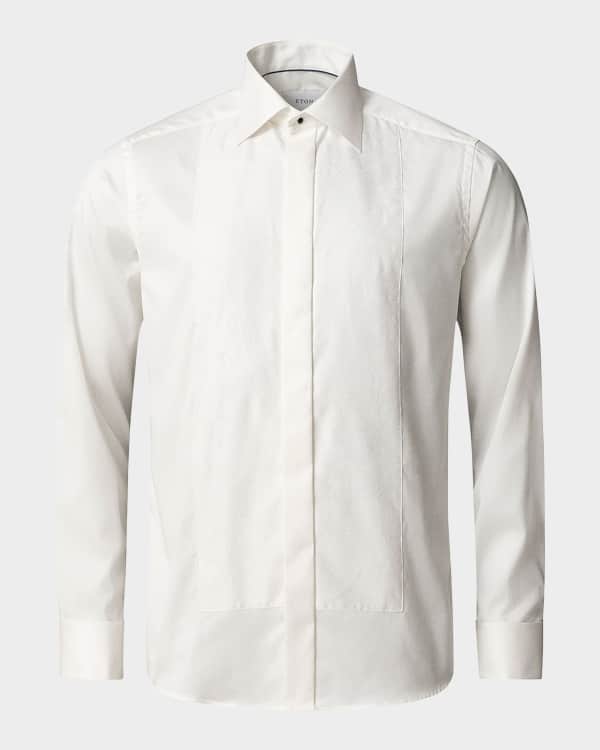 eton men's cotton-twill slim-fit dress shirt product info and reviews Eton Men's Contemporary-Fit Solid Dress Shirt - White
