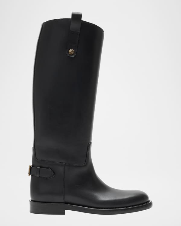 バーバリー Burberry Flinton レインブーツ サイズ36 23cm Burberry Flinton Check Rain Booties | Neiman Marcus
